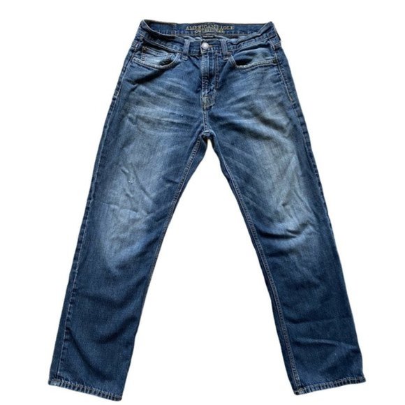 Jeans Mens 30 X 27 Blue Classic AEO